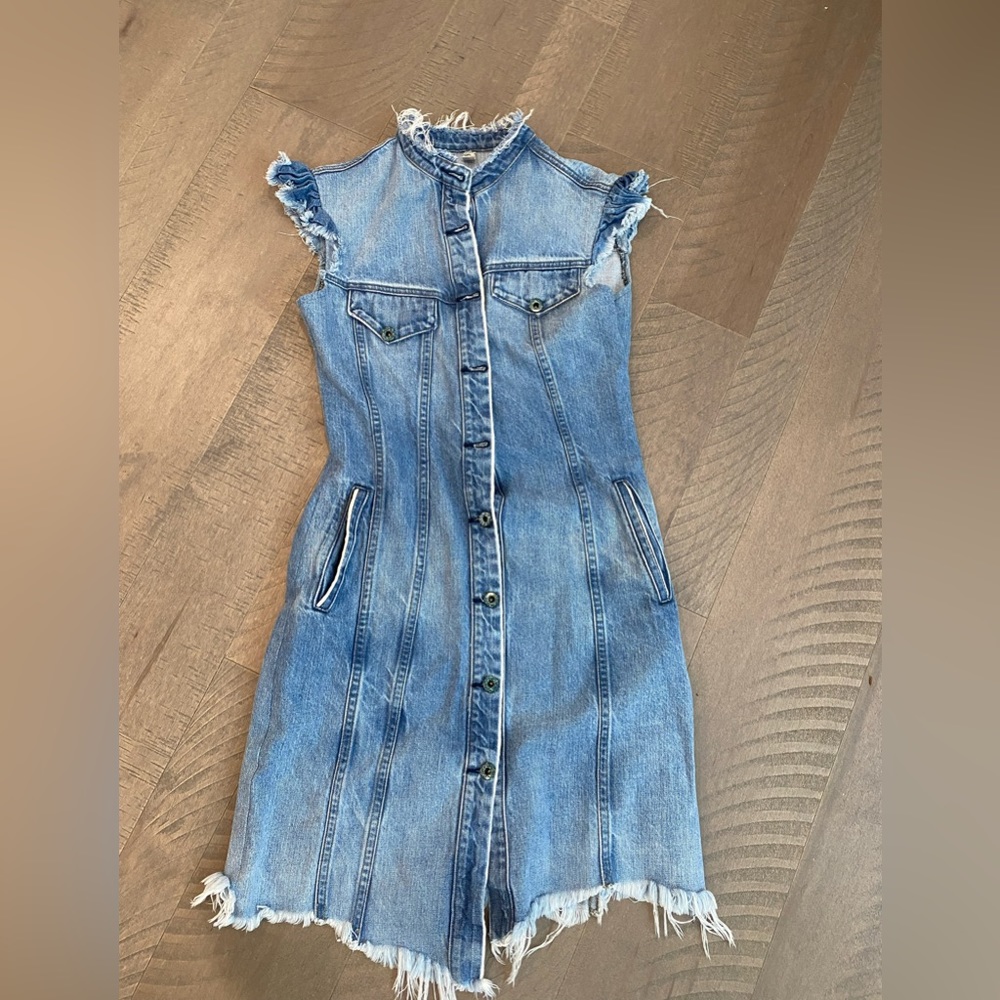 Denim dress